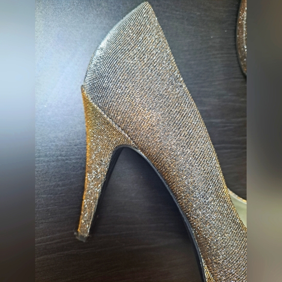Nine West sparkle heels size 10 fits 9 to 10 - Picture 3 of 3